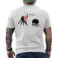Halloween At The Spider Family Funny Dad Joke Scary Costume Mens Back Print T-shirt