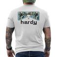 Hardy Bull Skull Music Western Men's T-shirt Back Print
