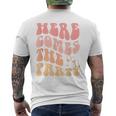 Here Comes The Party Bachelorette Party Bride Bridemaid Mens Back Print T-shirt