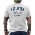 Hollister California Vintage State Usa Flag Athletic Style Mens Back Print T-shirt