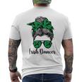 Irish Dancer Messy Bun Irish Dance Irish Dancing Mens Back Print T-shirt