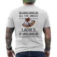 All The Jingle Ladies Ugly Christmas Sweaters Men's T-shirt Back Print