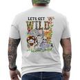 Lets Get Wild Zoo Animals Safari Party A Day At The Zoo Mens Back Print T-shirt