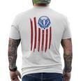 Patriotic Eagle July Fourth 4Th Of July American Flag Mens Back Print T-shirt