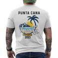 Punta Cana Family Vacation 2023 Matching Dominican Republic Mens Back Print T-shirt