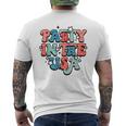 Retro Party In The Usa 4Th Of July America Fourth Of July Usa Funny Gifts Mens Back Print T-shirt