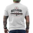 Rms Queen Mary The North Atlantic Ocean From 1936 To 1967 Men's T-shirt Back Print