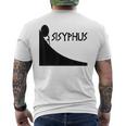Sisyphus Greek Mythology Ancient Greece Graphic Men's T-shirt Back Print