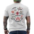 Speech Therapy Therapist Slp Speech Language Pathologist Mens Back Print T-shirt