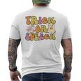 Trick Or Speech Therapy Slp Halloween Speech Pathology Men's T-shirt Back Print
