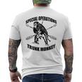 Trunk Monkey Mens Back Print T-shirt