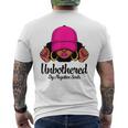 Unbothered Sassy Black Queen African American Afro Woman Mens Back Print T-shirt