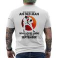 Never Underestimate An Old September Man Who Loves Judo Men's T-shirt Back Print