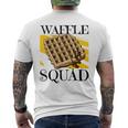 Waffle Squad Ironic Waffle Gourmet Hobby Chef Men's T-shirt Back Print