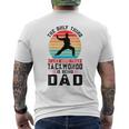 Womens I Like More Than Taekwondo Being Dad Martial Arts Mens Back Print T-shirt