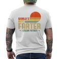 Worlds Best Farter I Mean Father Fathers Day For Dad Mens Back Print T-shirt