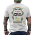 Yellow Mustard Diy Halloween Costume Matching Group Mustard Men's T-shirt Back Print