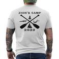 Zions Camp Mens Back Print T-shirt