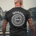 123123 New Years Eve Happy New Year 2024 Men's T-shirt Back Print Gifts for Old Men