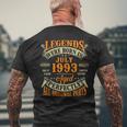 30 Year Old Awesome Since July 1993 30Th Birthday Gift 30Th Birthday Funny Gifts Mens Back Print T-shirt Gifts for Old Men