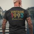 30 Years Old Vintage 1993 Limited Edition 30Th Birthday Mens Back Print T-shirt Gifts for Old Men