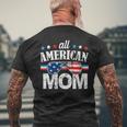 4Th Of July 2023 Patriotic All-American Mom Independence-Day Mens Back Print T-shirt Gifts for Old Men