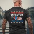 4Th Of July Fireworks Director I Run You Run Mens Back Print T-shirt Gifts for Old Men