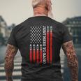4Th Of July Fireworks With Usa Flag And Just Here To Bang Mens Back Print T-shirt Gifts for Old Men