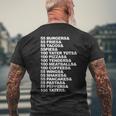 55 Burgers 55 Fries I Think You Should Leave Burgers Funny Gifts Mens Back Print T-shirt Gifts for Old Men