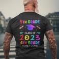 5Th Grade Graduation Class Of 2023 6Th Grade Here I Come Mens Back Print T-shirt Gifts for Old Men