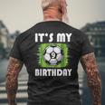 9 Years Old Kids Soccer Player 9Th Birthday Boy Mens Back Print T-shirt Gifts for Old Men