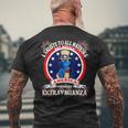 A Salute To All Nations But Mostly America Mens Back Print T-shirt Gifts for Old Men