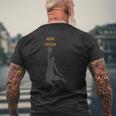 Aim High Basketball Motivation Slam Dunk Reach Higher Mens Back Print T-shirt Gifts for Old Men