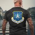 Air Force Space Command Afspc Usaf Us Space Force Men's Back Print T-shirt Gifts for Old Men