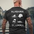 Alabama Slamma Boat Fight Montgomery Riverfront Brawl Men's T-shirt Back Print Gifts for Old Men