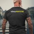 Allwaysmanifesting Men's T-shirt Back Print Gifts for Old Men