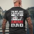 Anime Fathers Birthday Im An Anime Dad Fathers Day For Women Men's Back Print T-shirt Gifts for Old Men