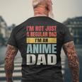 Anime Fathers Birthday Im An Anime Dad Retro Vintage For Women Men's Back Print T-shirt Gifts for Old Men