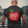 You Are The Apple Of My Eye Red Apple Men's T-shirt Back Print Gifts for Old Men