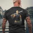 Askeladd Vinland Saga Anime Characters Action Historical Mens Back Print T-shirt Gifts for Old Men