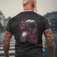Astronaut Space Spaceship Planet Astronaut Men's T-shirt Back Print Gifts for Old Men