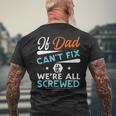 Awesome Dad Will Fix It Handyman Handy Dad Fathers Day For Women Men's Back Print T-shirt Gifts for Old Men