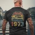 Awesome Since November 1973 Vintage 50Th Birthday Men Men's T-shirt Back Print Gifts for Old Men