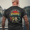 Awesome Since 1983 Vintage 1983 40Th Birthday 40 Years Old 40Th Birthday Funny Gifts Mens Back Print T-shirt Gifts for Old Men