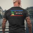 Ayiti Pap Peri Haiti Will Not Perish Mens Back Print T-shirt Gifts for Old Men