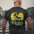 Bahamas Vacation For Family 2023 Bahamas Souvenir Mens Back Print T-shirt Gifts for Old Men