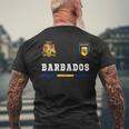 Barbados SportSoccer Jersey Flag Football Mens Back Print T-shirt Gifts for Old Men
