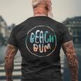 Beach Bum Summer Sandy Ocean Vibes And Waves Surfing Men's T-shirt Back Print Gifts for Old Men