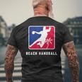 Beach Handball Handball Players Beach Ball Sports Coach Men's T-shirt Back Print Gifts for Old Men