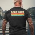 Bear Lake Utah Funny Fishing Camping Summer Mens Back Print T-shirt Gifts for Old Men